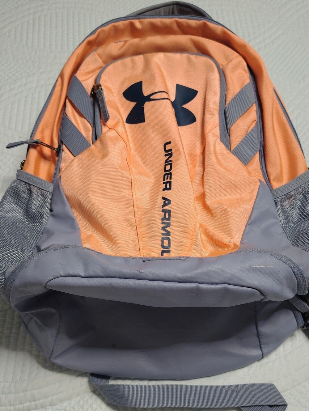 Under Armour Peach and Gray Men's Backpack